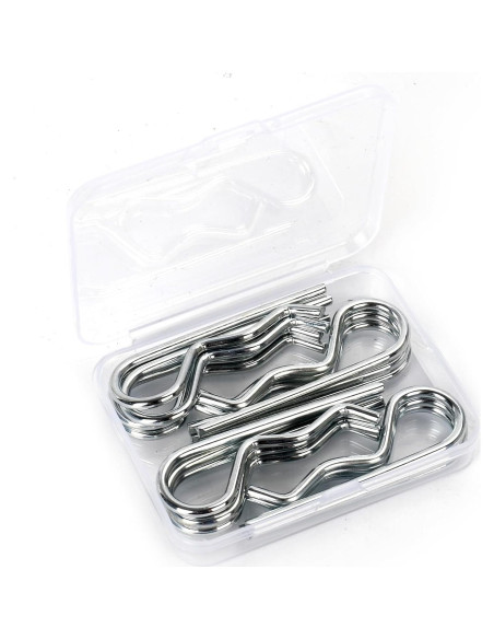 14 Pasadores de Cotter R-Clip BonxaxK 60mm Acero Inoxidable