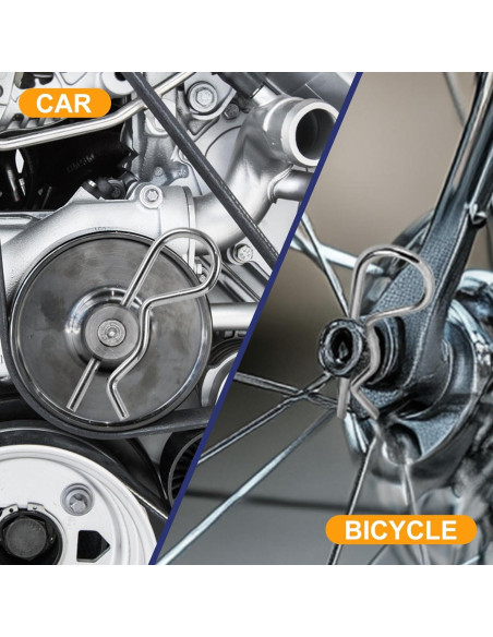 14 Pasadores de Cotter R-Clip BonxaxK 60mm Acero Inoxidable