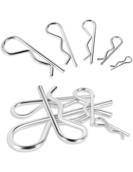 14 Pasadores de Cotter R-Clip BonxaxK 60mm Acero Inoxidable