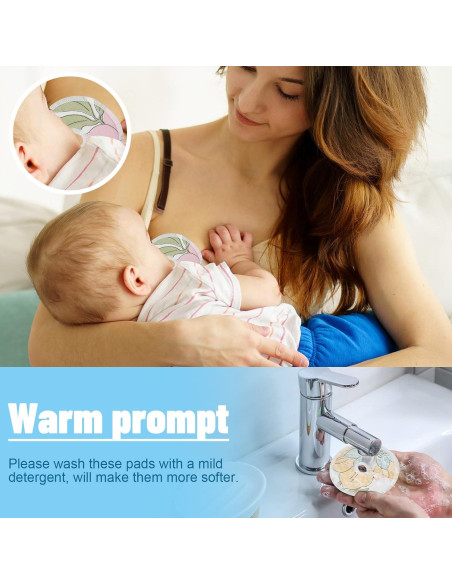 32 Cubiertas de Botón G Reutilizables Almohadillas Algodón Floral