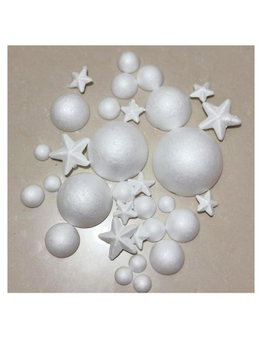 Kit de Bolas de Espuma Crafjie 42PCS para Manualidades y Proyectos