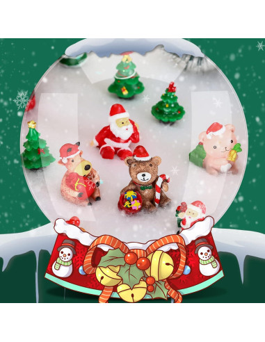 35 Figuras Miniatura de Navidad Zubebe - Ornamentos de Resina