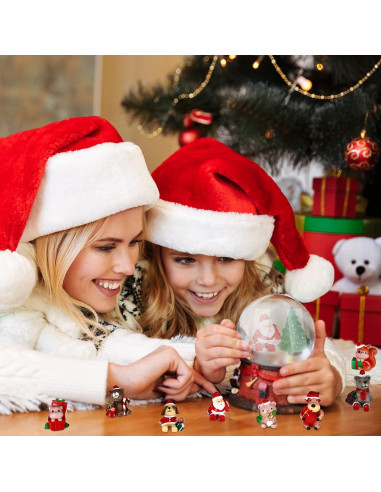 35 Figuras Miniatura de Navidad Zubebe - Ornamentos de Resina