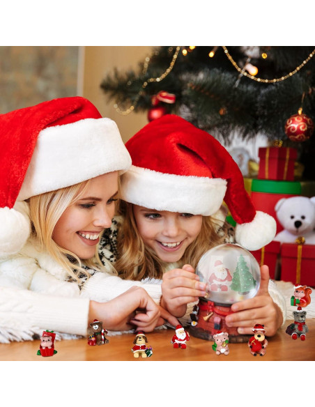 35 Figuras Miniatura de Navidad Zubebe - Ornamentos de Resina