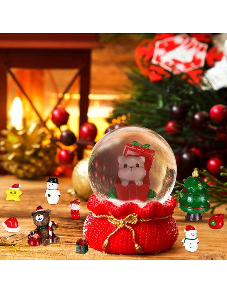35 Figuras Miniatura de Navidad Zubebe - Ornamentos de Resina