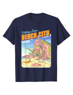 Camiseta Retro Steven Universe Logo Beach City Unisex