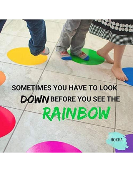 Puntos de Borrado en Seco HOXHA - Set de 8 Círculos Coloridos