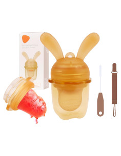 Alimentador de Frutas para Bebés Miniguysa Conejo - Silicona