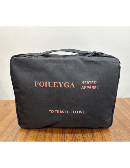 Chaleco Térmico Unisex 16000mAh DC 7.4V Ligero Negro