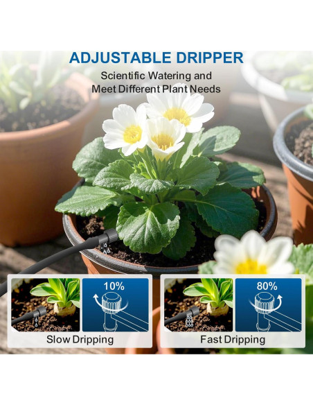 Sistema de Riego Automático Solar Hon&Guan para 15 Plantas