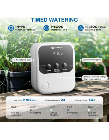 Sistema de Riego Automático Solar Hon&Guan para 15 Plantas