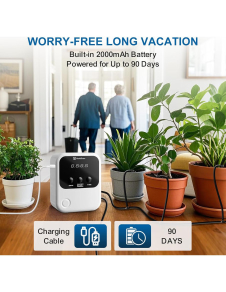 Sistema de Riego Automático Solar Hon&Guan para 15 Plantas