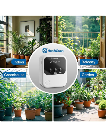 Sistema de Riego Automático Solar Hon&Guan para 15 Plantas