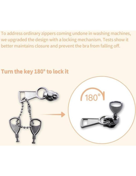 Bolsa de Lavado de Sujetadores EASYSLWC con Cierre Bloqueable