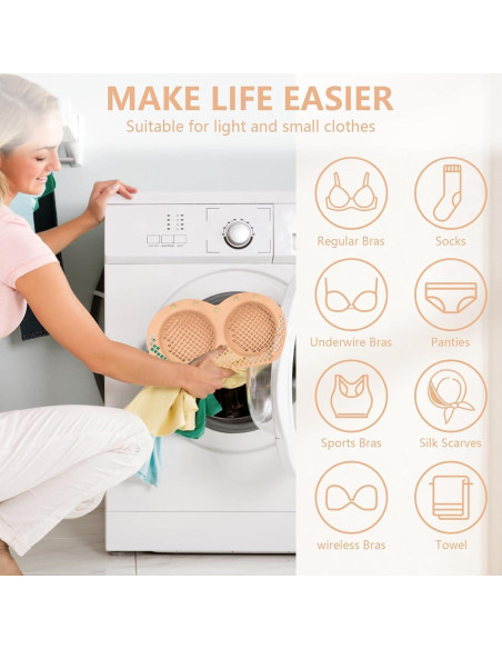 Bolsa de Lavado de Sujetadores EASYSLWC con Cierre Bloqueable