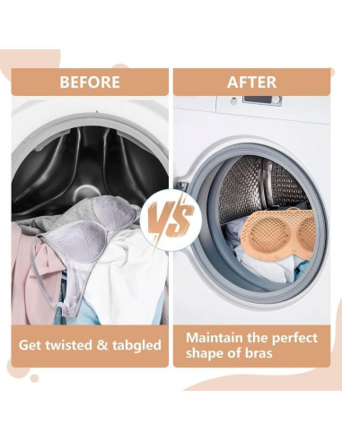 Bolsa de Lavado de Sujetadores EASYSLWC con Cierre Bloqueable