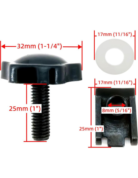 Tornillos Antirrobo de Maletero Americruise para Harley 1993-2023