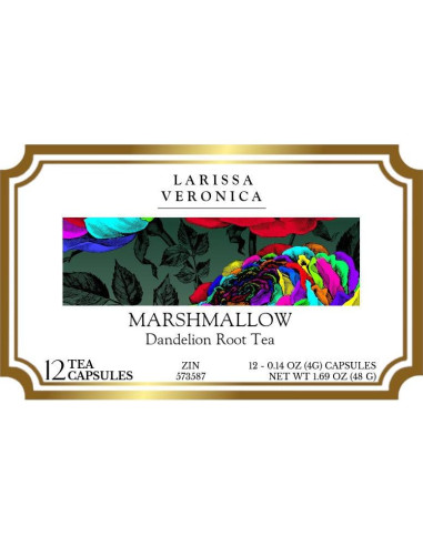 Té de raíz de diente de león con malvavisco Larissa Veronica - 12 cápsulas K-Cup