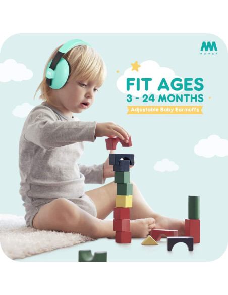 Auriculares Canceladores de Ruido Mumba para Bebés 3-24 Meses