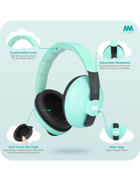 Auriculares Canceladores de Ruido Mumba para Bebés 3-24 Meses