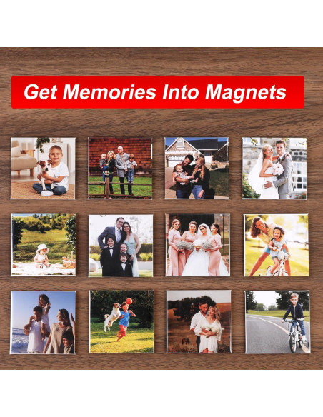 1000 Sets Materiales de Cartón para Imanes de Nevera DIY Pteklin