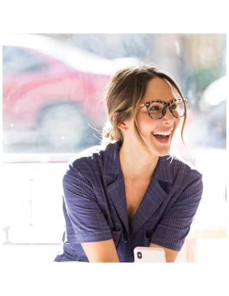 Gafas de Lectura Peepers Tortuga Gris 50mm Bloqueo Luz Azul Gafas de Lectura Peepers Tortuga Gris 50mm Bloqueo Luz Azul