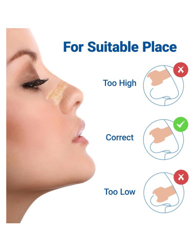 Tiras Nasales iShanCare 30 Conteo para Mejor Sueño y Respiración