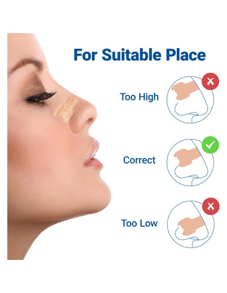 Tiras Nasales iShanCare 30 Conteo para Mejor Sueño y Respiración