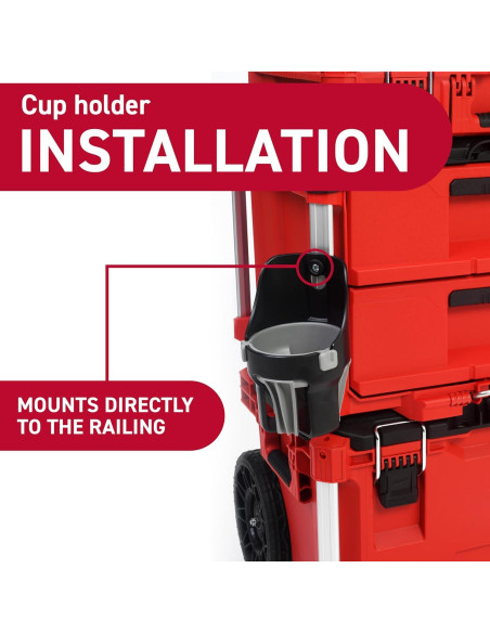 Soporte para Vaso Milwaukee Packout - Tributary Brands - Duradero