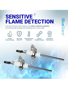 Sensor de Llama BlueStars 0130F00010 - Paquete de 2 - Compatible Hornos 2