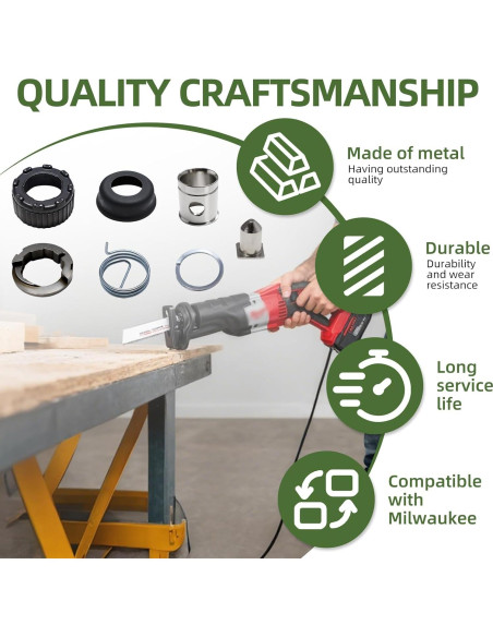 Kit Abrazadera Bloqueo Rápido 14-46-1011 para Sierra Recíproca