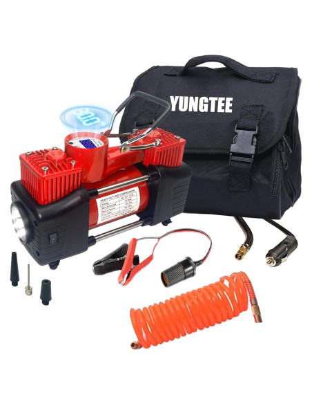 Compresor de Aire YUNGTEE 203 Digital 12V 150 PSI Portátil