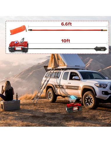 Compresor de Aire YUNGTEE 203 Digital 12V 150 PSI Portátil