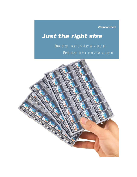 Kit de Resistores SMD Guanruixin EIA 0402 7200PCS 72 Valores