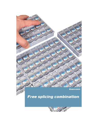 Kit de Resistores SMD Guanruixin EIA 0402 7200PCS 72 Valores