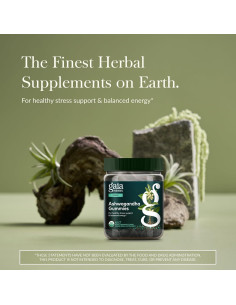 Gomas Orgánicas de Ashwagandha Gaia Herbs - 45 Unidades 2