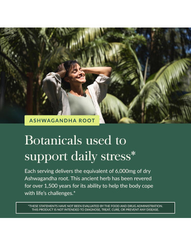 Gomas Orgánicas de Ashwagandha Gaia Herbs - 45 Unidades