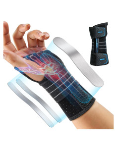 Férula para túnel carpiano Rakiie mano izquierda azul pequeña