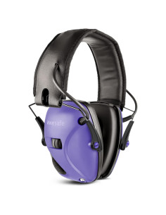 Auriculares Electrónicos Awesafe para Disparos NRR 24dB Púrpura