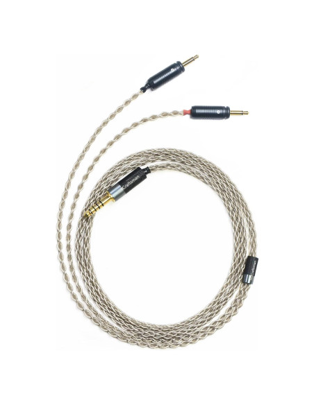 Cable de Auriculares GUCraftsman 1.8m 6N Plata Cristal 4Pin XLR