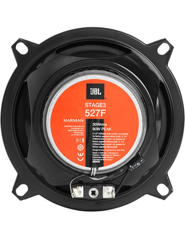 Altavoz JBL Stage 3527F 5.25" 2 vías para automóvil Negro