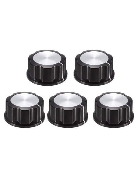 Perillas de Control de Altavoz uxcell 33mm 5 Pcs Plástico