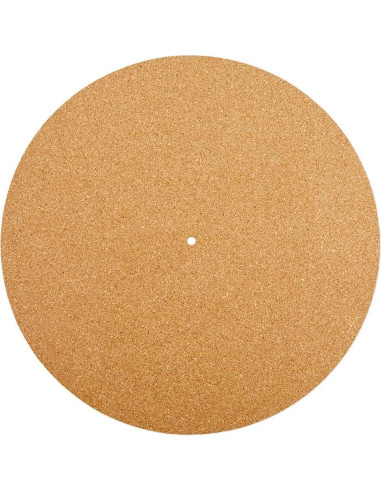 CRASPIRE 3Pcs Alfombrillas de Corcho para Reproductor de Vinilo 29.8cm