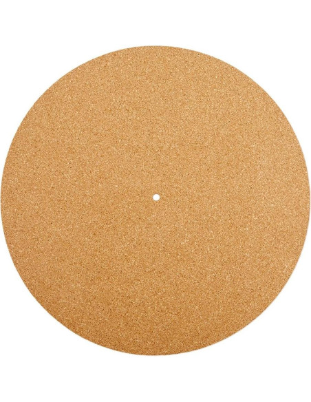 CRASPIRE 3Pcs Alfombrillas de Corcho para Reproductor de Vinilo 29.8cm