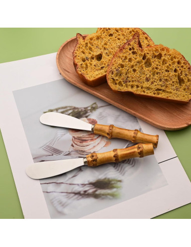 Juego de 8 Cuchillos para Untar Queso Uniturcky 16 cm Acero Inoxidable