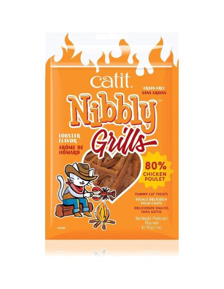 Golosinas Gourmet para Gatos Catit - Jerky y Parrillas 90 g