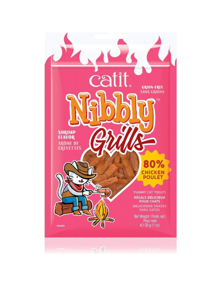 Golosinas Gourmet para Gatos Catit - Jerky y Parrillas 90 g