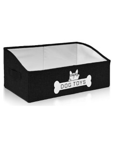 Cesta de Juguetes para Perros Mutiearo 50.8x27.9cm Negra