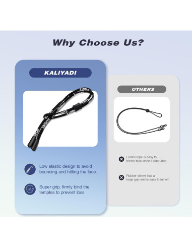 Correa Ajustable para Gafas Deportivas KALIYADI - Unisex