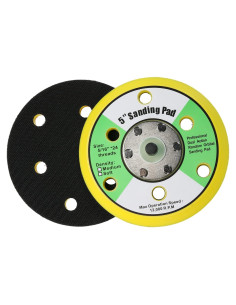 Pad de Respaldo Lijadora Orbital Asabocai 5" 6 Agujeros